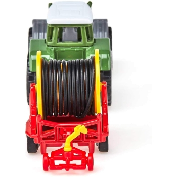 Traktor z bębnem do nawijania węża model metalowy SIKU S1677